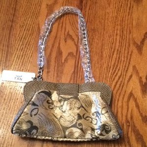 New Nila Anthony snakeskin purse